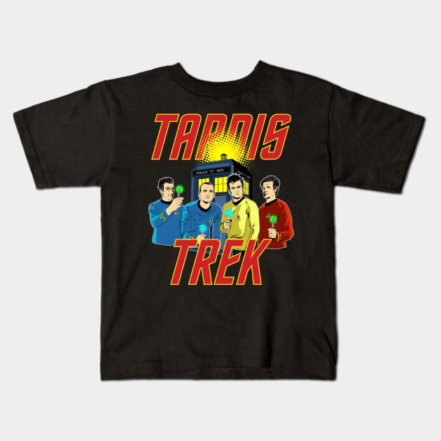 TARDIS TREK Kids T-Shirt by KARMADESIGNER T-SHIRT SHOP